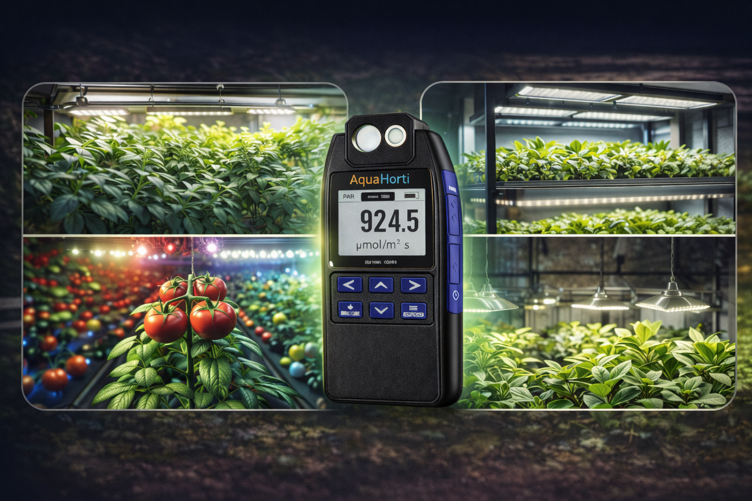 AH-Quantuv PPFD meter usage image