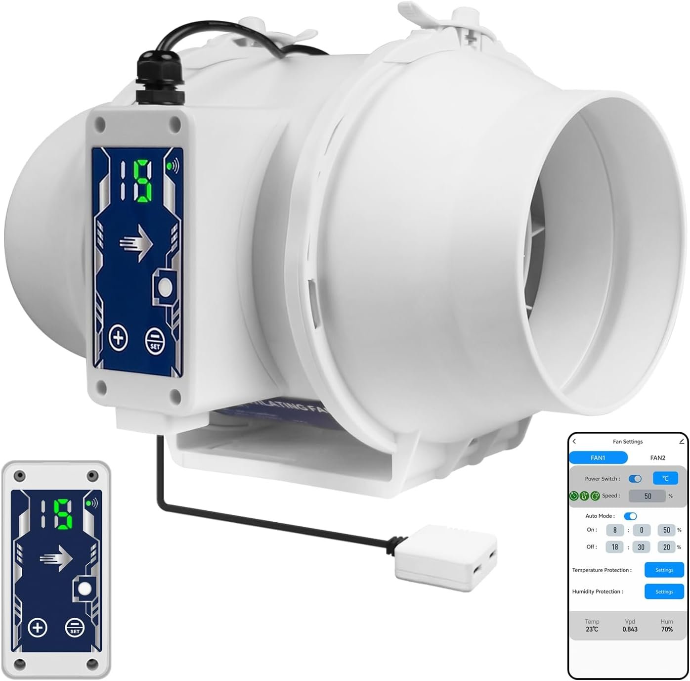 Wi‑Fi LightFan Controller