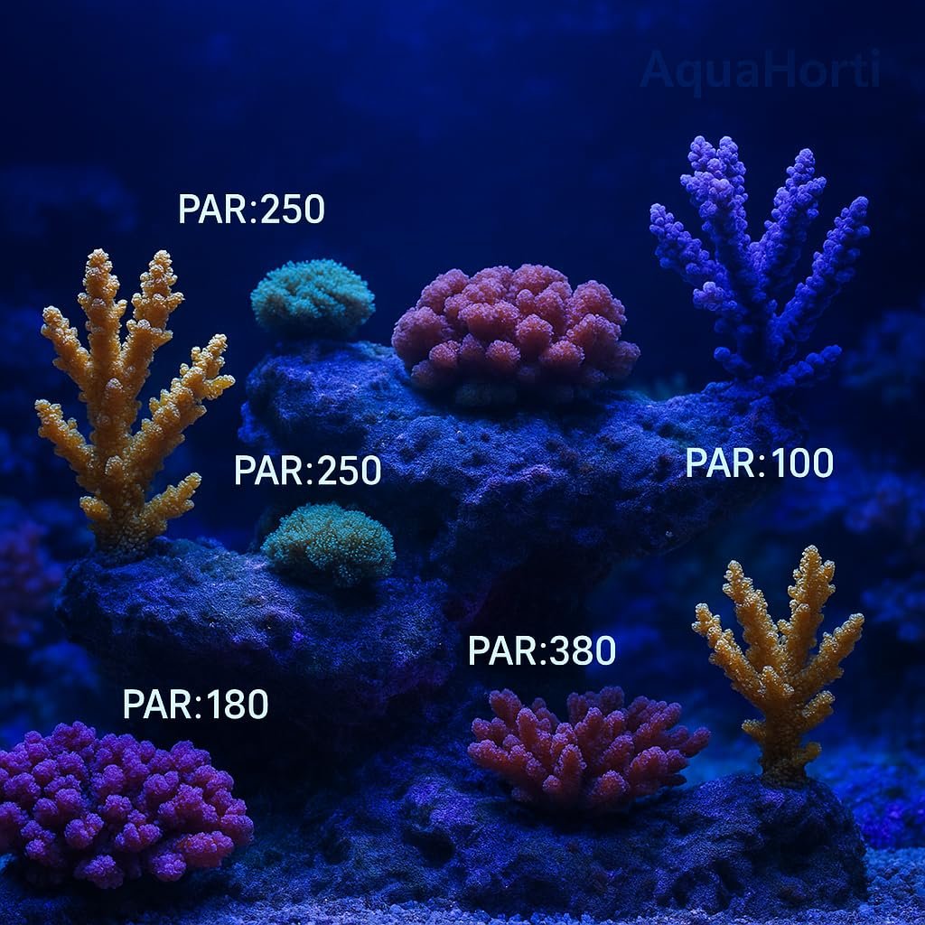 PAR meter in reef tank