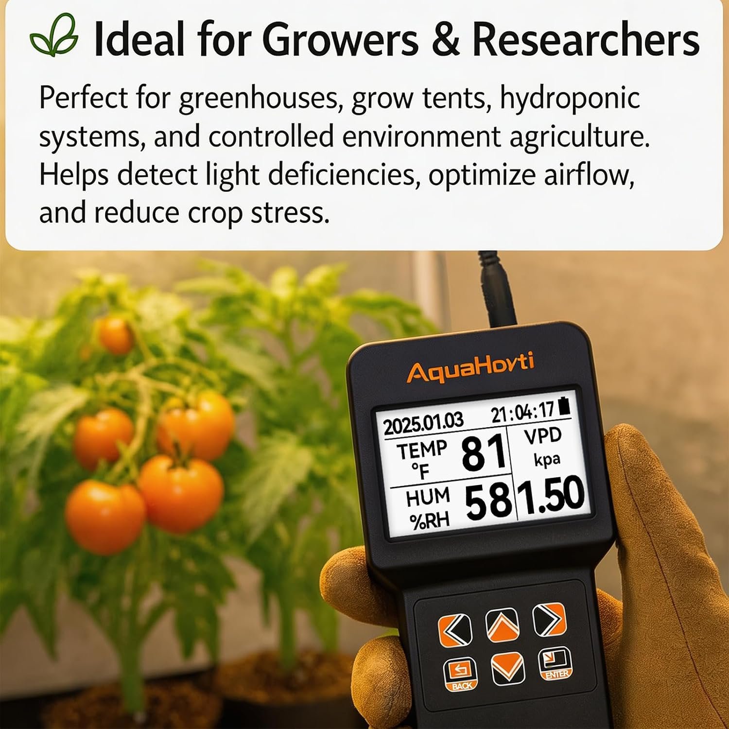 AH-200 greenhouse monitoring